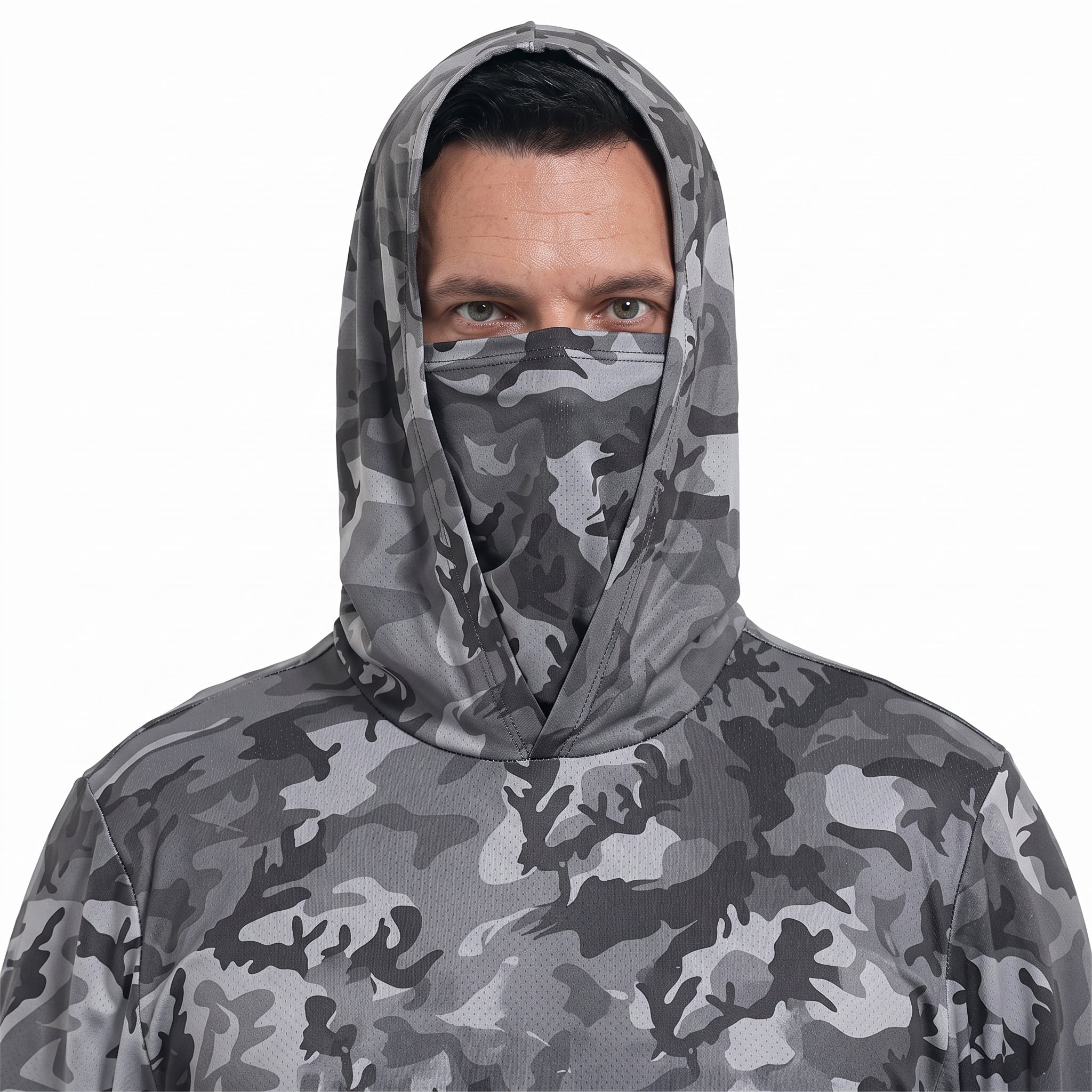 Fishnatic Fishing Jersey Camo Black Special