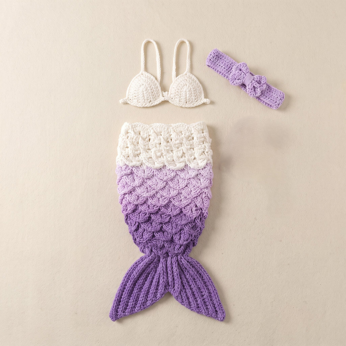 The Mermaid Purple Set Baby