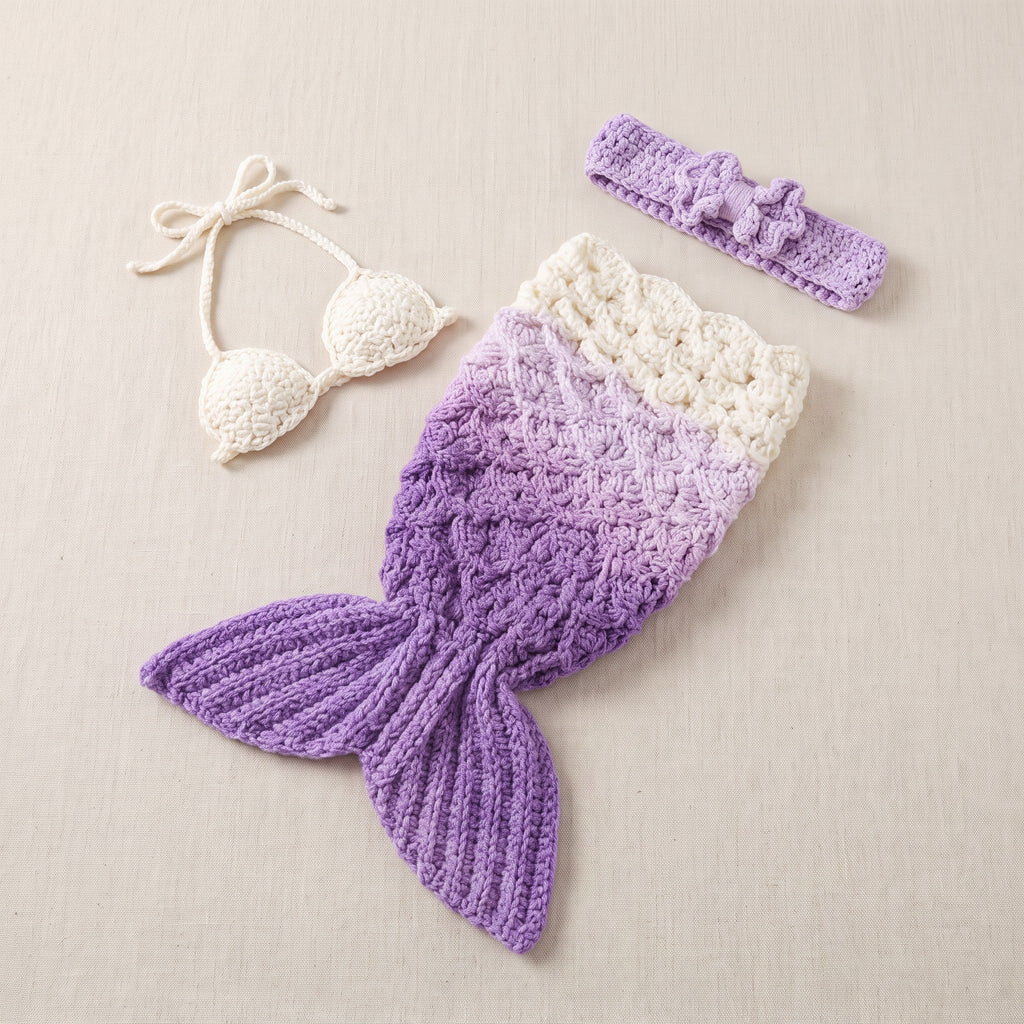 The Mermaid Purple Set Baby