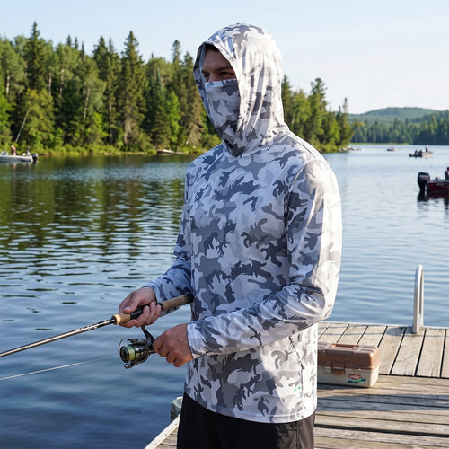 Fishnatic Fishing Jersey Camo Caramel Special