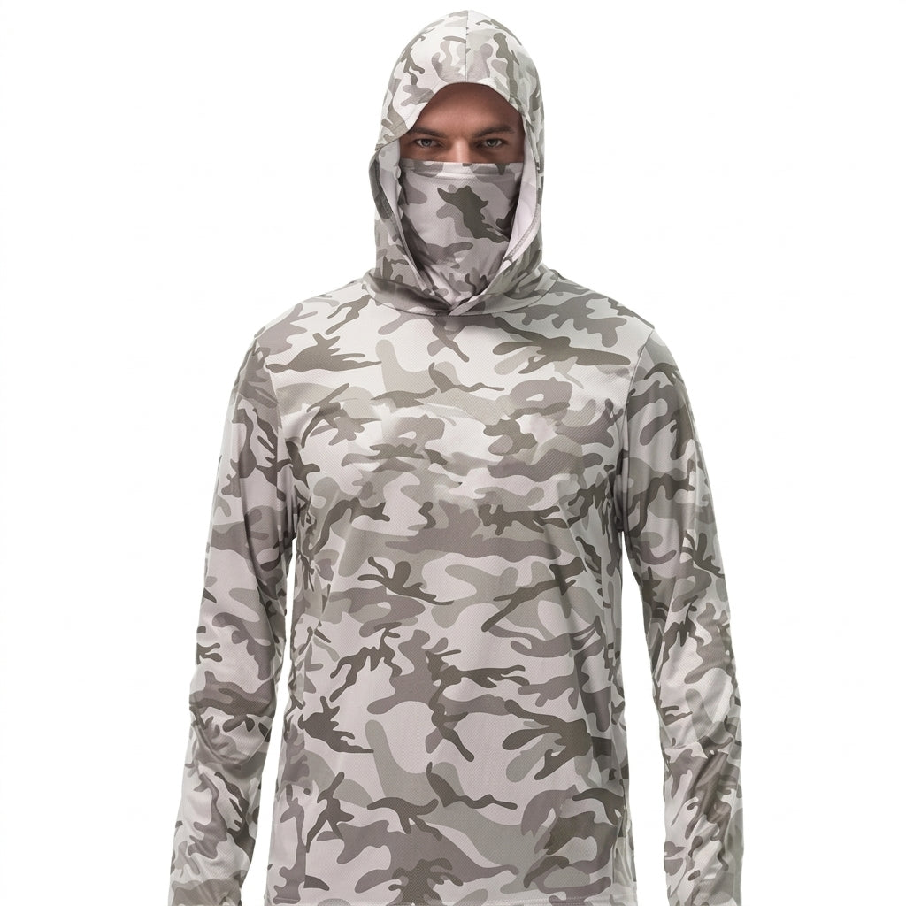Fishnatic Fishing Jersey Camo Grey Special