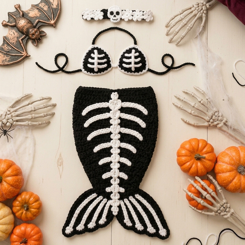 The Mermaid Skelletion Halloween