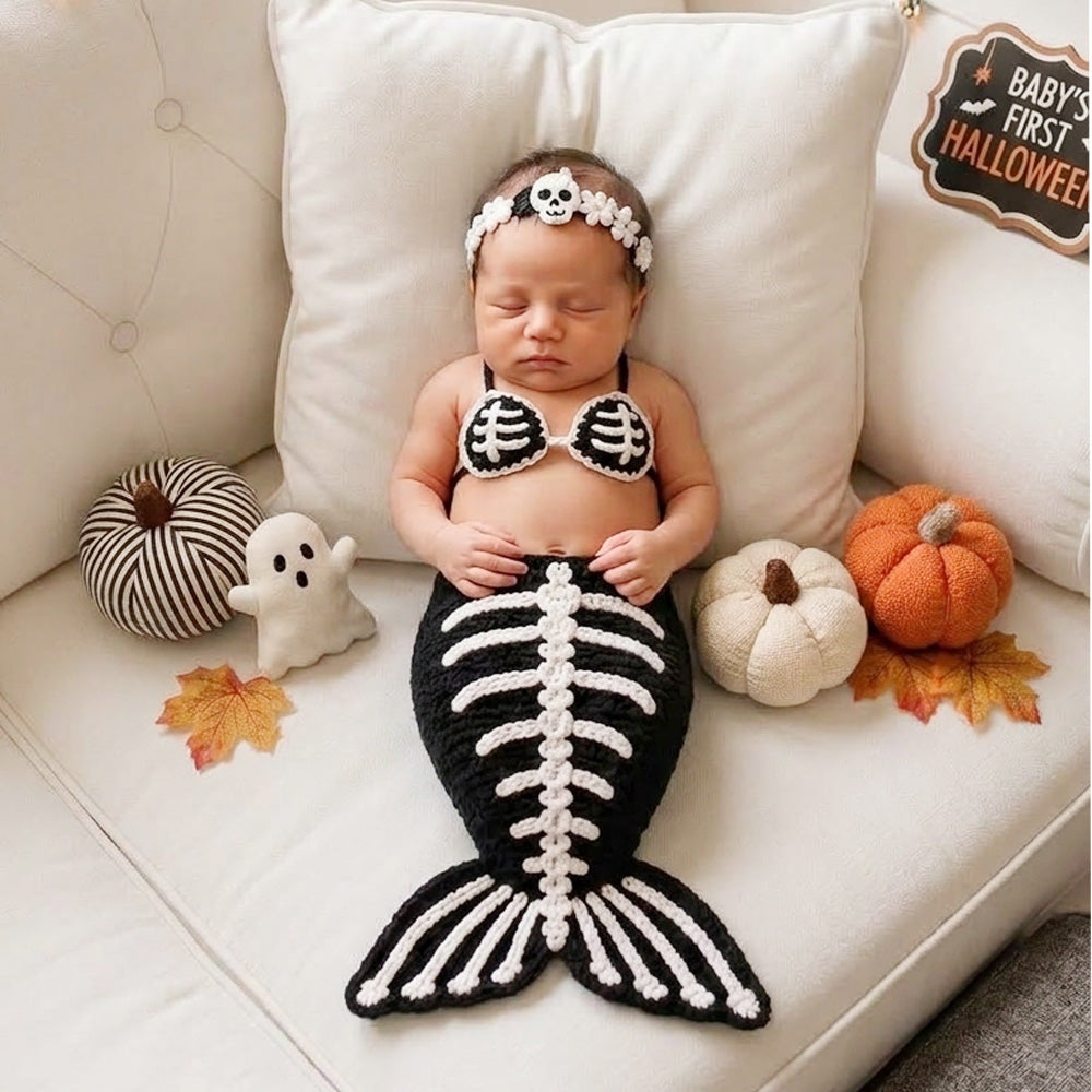 The Mermaid Skelletion Halloween