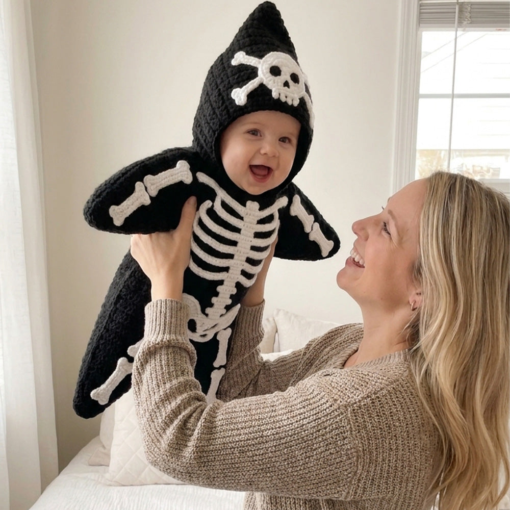 The Star Halloween Skelletion Baby Suit - Fishnatics