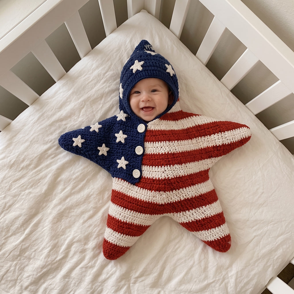 The USA Flag Baby Suit