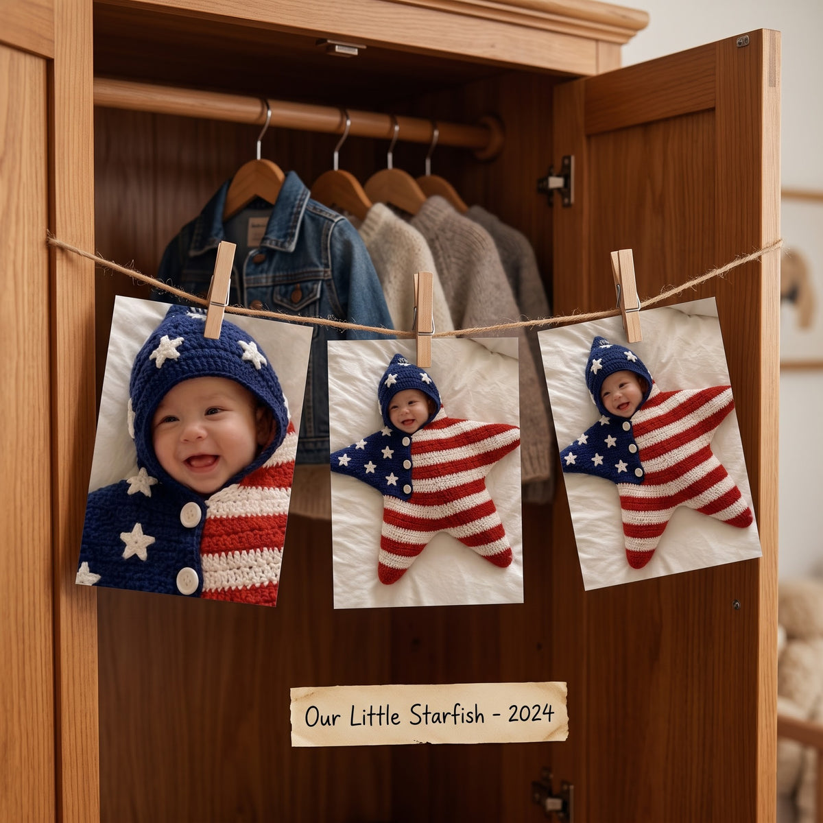 The USA Flag Baby Suit